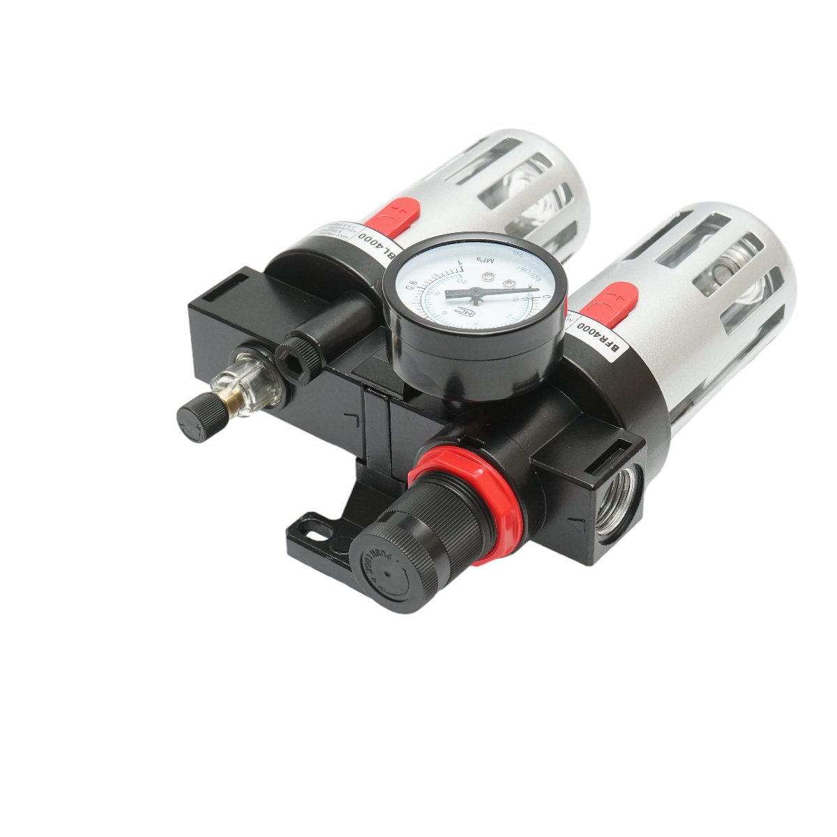 Filtru aer si ungator cu regulator de presiune max. 1 MPa, racord 1/2